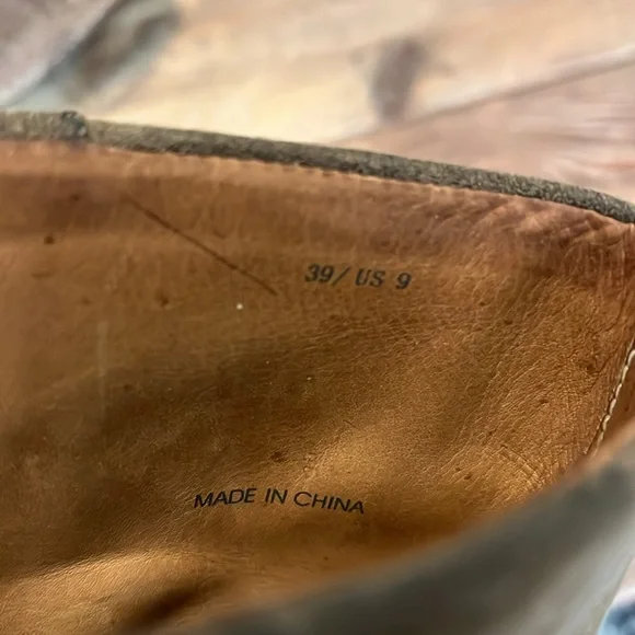 Rag & Bone Newbury Distressed Olive Green Suede Ankle Boot - Picture 7 of 8